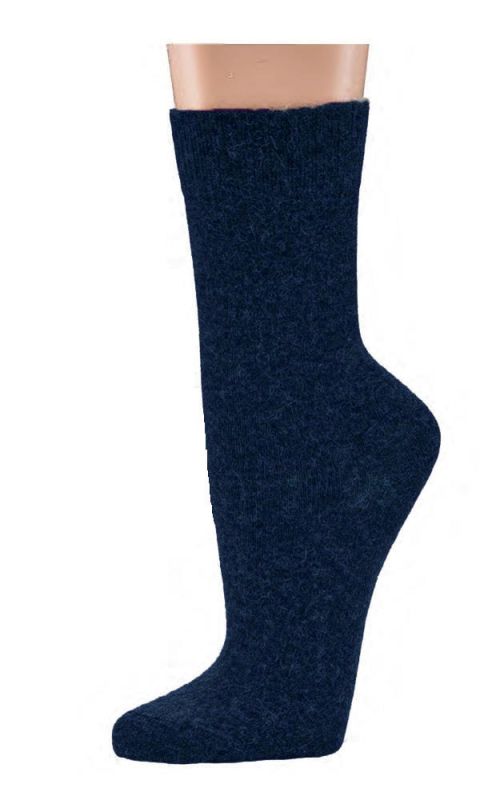 dünne, weiche Wollsocken mit 11% Alpaka-Wolle, 22% Viskose, gekettelt (ohne spürbare Naht), 1 Paar